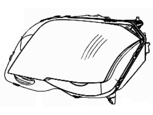 2048208859 đèn pha cho MERCEDES-BENZ GLK-CLASS (X204)