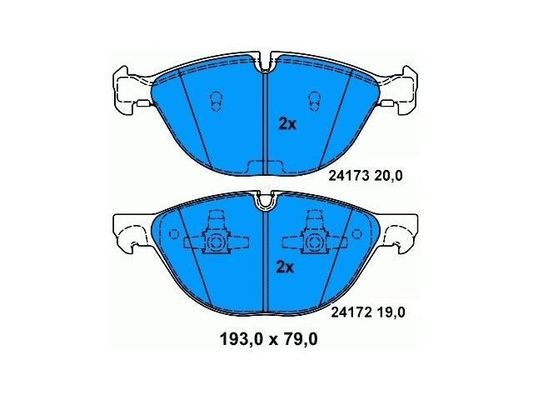 X6 E71 BMW phanh phía trước 34116778048 Chống rỉ sét
