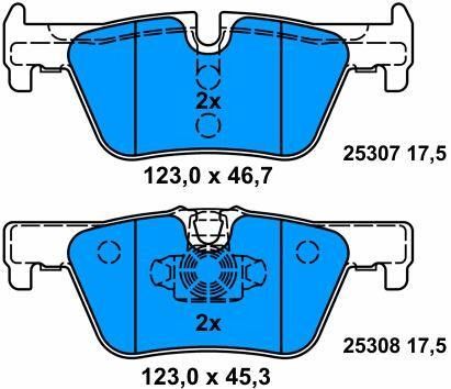 34216850569 Thay đệm phanh xe hơi cho BMW 1 F20 Và 2 Coupe F22 Hệ thống phanh tự động