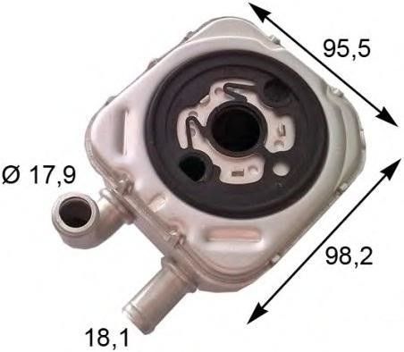 059117021B Các bộ phận động cơ Máy làm mát dầu
