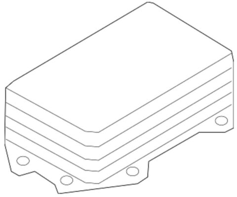 9A711701530 Các bộ phận động cơ Máy làm mát dầu cho